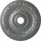 Ekena Millwork Swindon Ceiling Medallion (Fits Canopies up to 6 1/8"), Hnd-Painted Platinum, 24"OD x 4"ID x 1 1/2"P CM24SWPLS - alternate 1